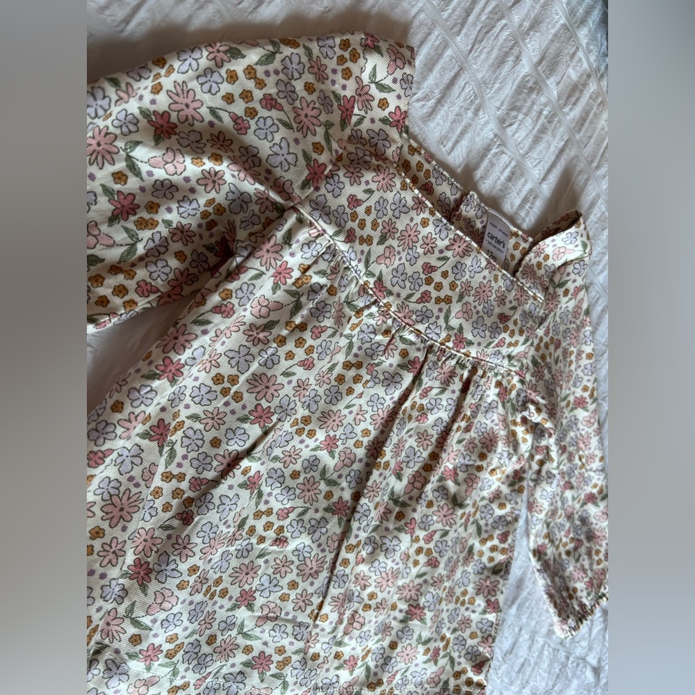 Carter's Baby Girl Outfit Peasant Top & Leggings Size 12M - Picture 3 of 10